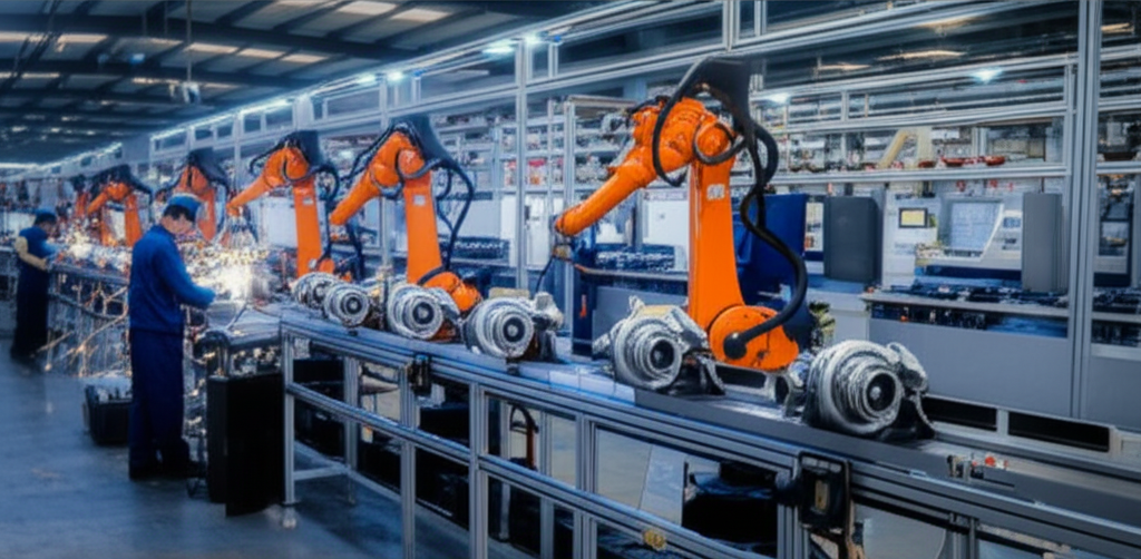 Línea de producción de turbocompresores ShengLong